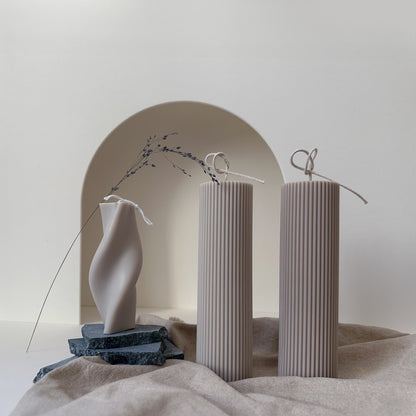 Maxi pillar candle